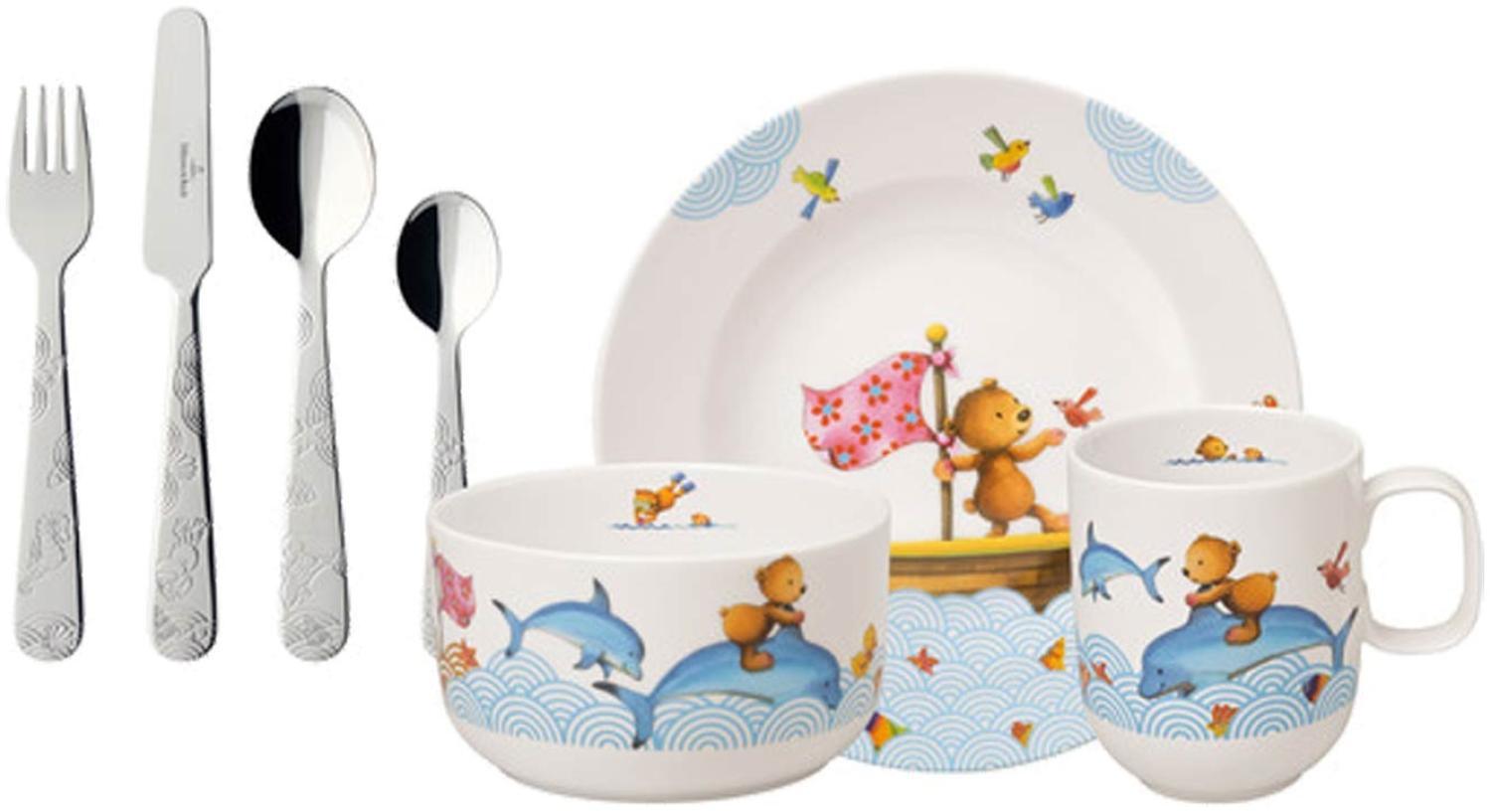 Villeroy & Boch HAPPY AS A BEAR Kindergeschirrset 7-tlg Bild 1