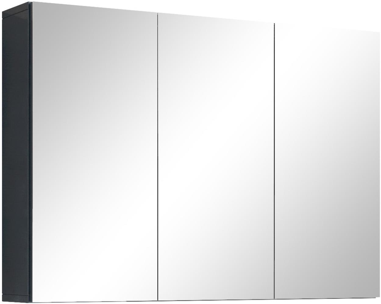 Spiegelschrank Neapel glänzend Anthrazit 85 cm Bild 1