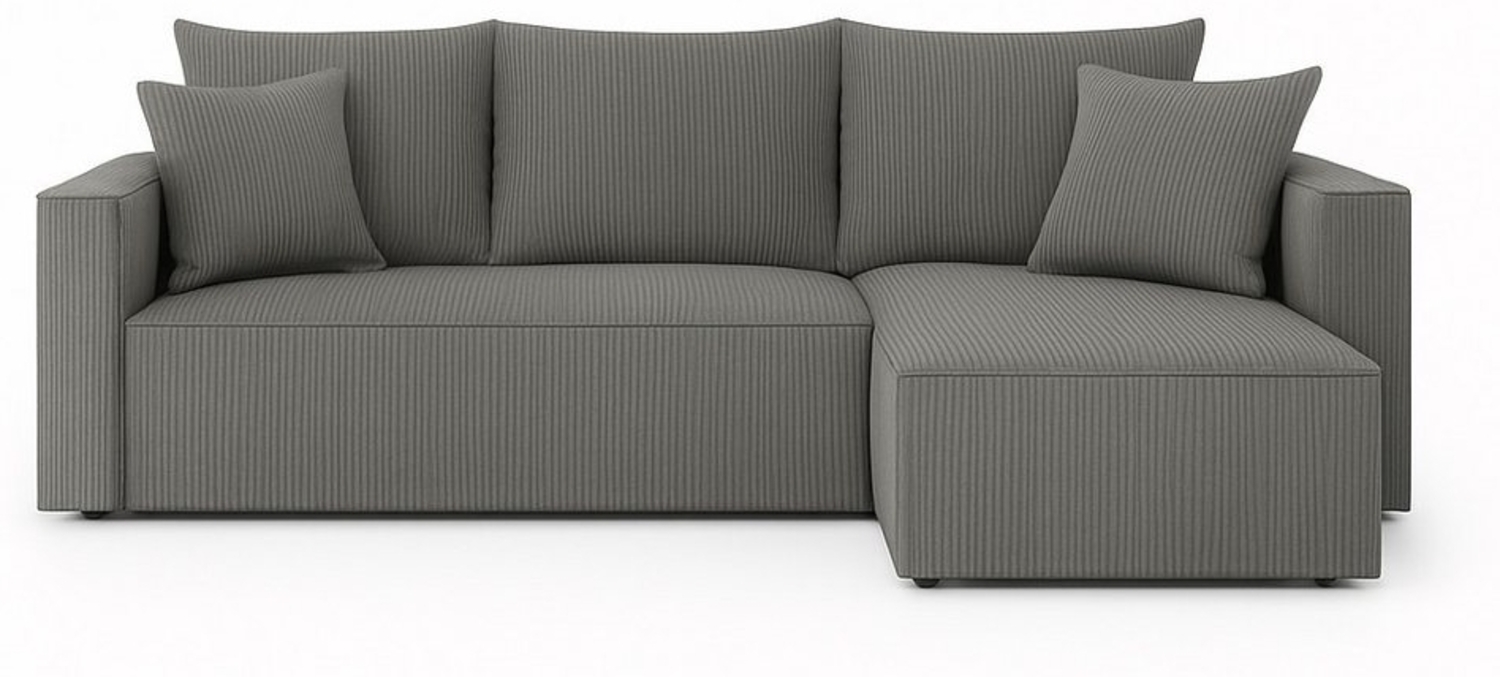NEXT COLLECTION Ecksofa VELO, Schlaffunktion, weicher und angenehmer Stoff zum Anfassen, Bettzeugkasten, lose Rückenkissen Bild 1