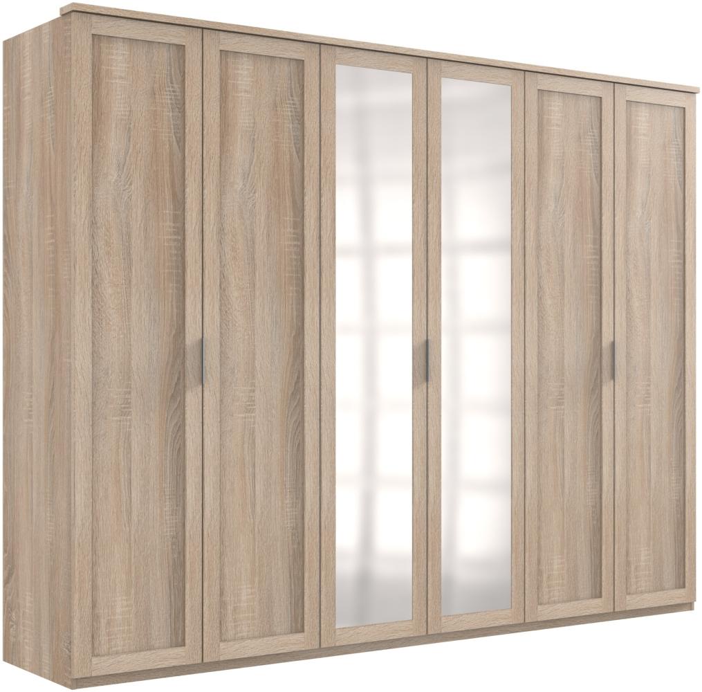 Drehtürenschrank >NADJA< (BxH: 270x208 cm) in EICHE SAEGERAU-NACHBILDUNG Bild 1