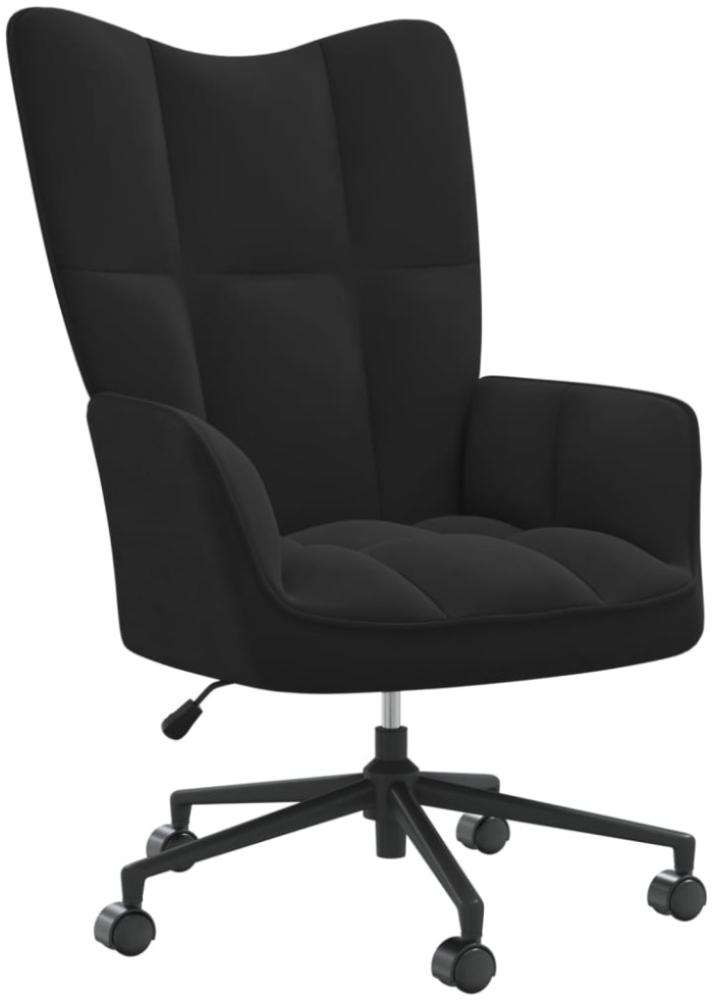 vidaXL Relaxsessel Schwarz Samt [328178] Bild 1