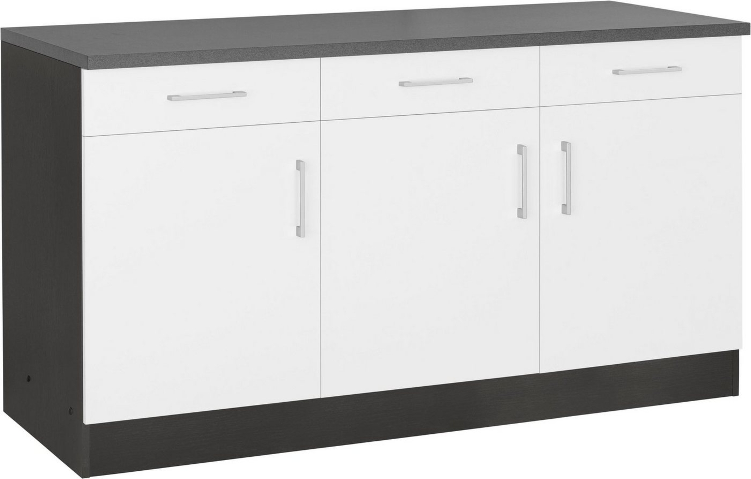 KOCHSTATION Unterschrank KS-Paris mit 3 Schubkästen und 3 Türen, für viel Stauraum Bild 1