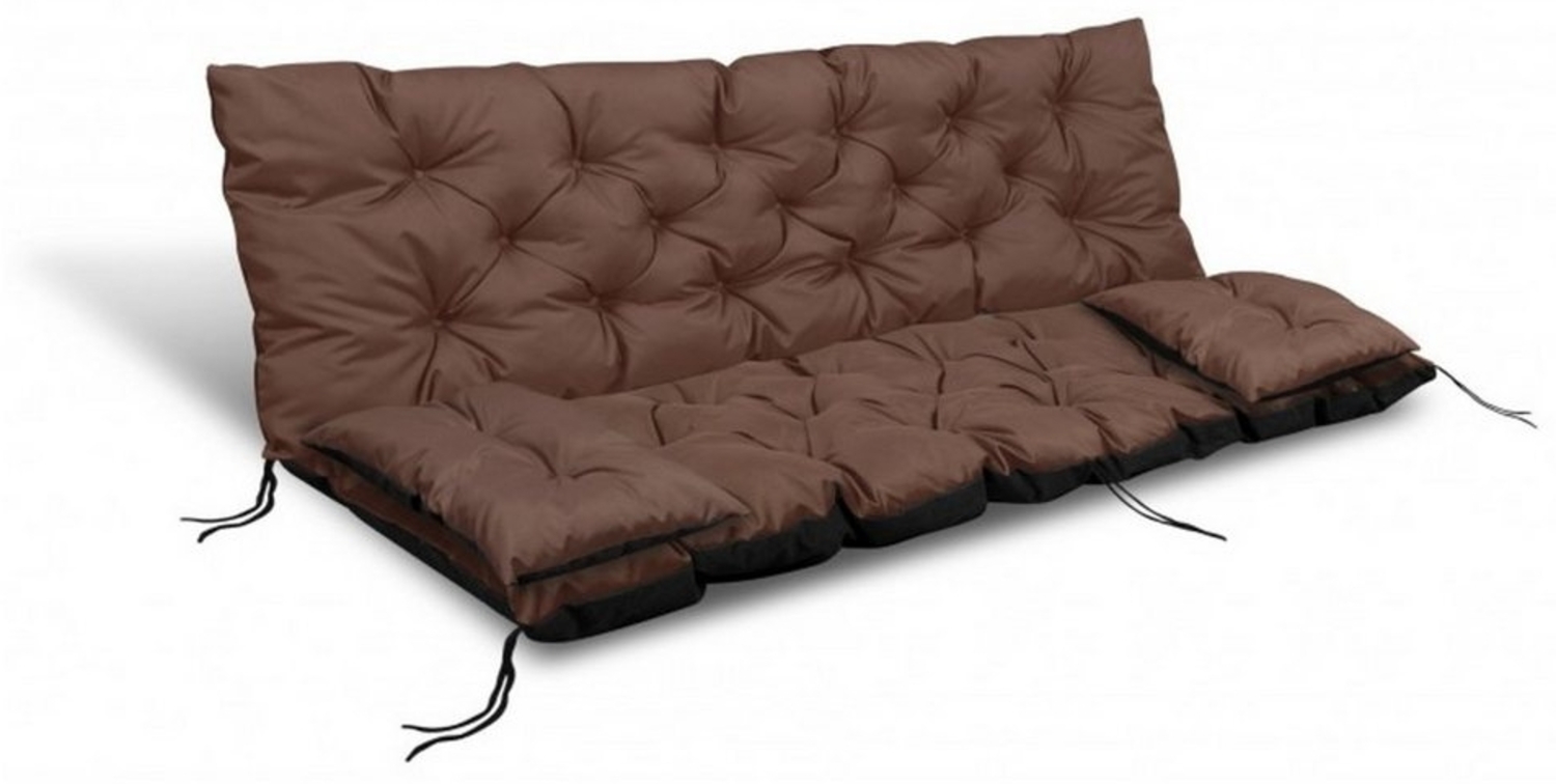 AIO Bankauflage, Gestepptes Gartenbank-Kissen Wasserdicht 1+2 Bild 1
