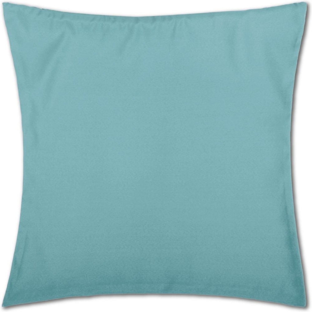 Kissenhülle Dekokissen Kissenbezug Microfaser - viele Größen und Farben Türkis 50 x 50 cm Bild 1