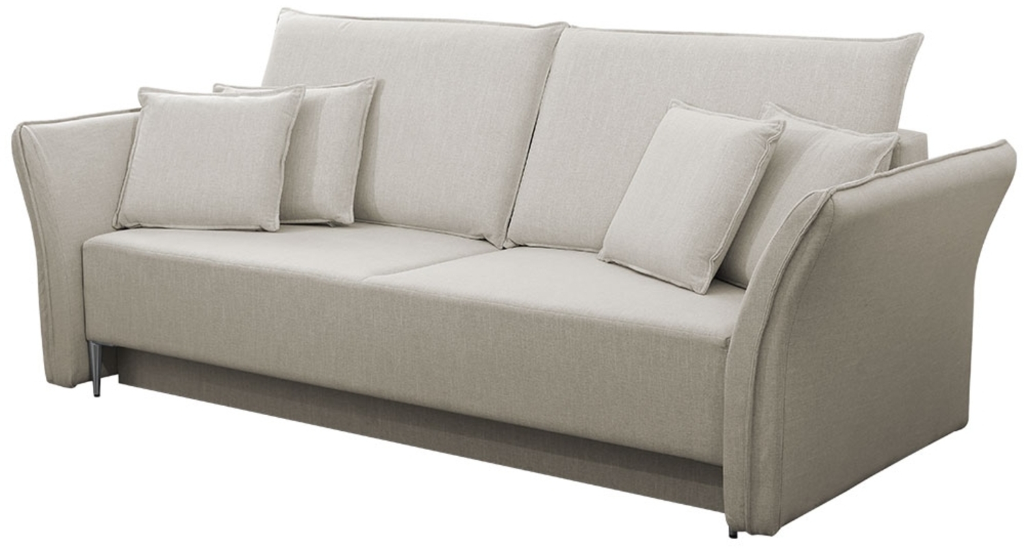 Schlafsofa Mokoli (Farbe: Terra 7, Füße: Silber) Bild 1