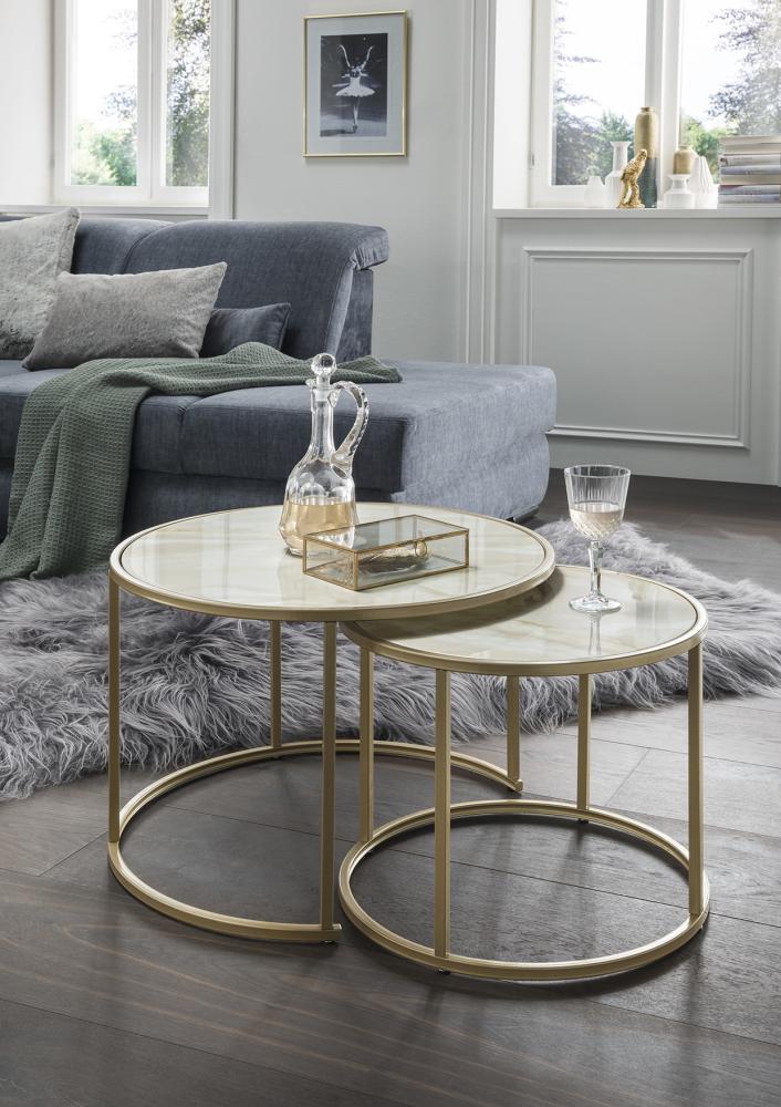 Concept Santos Couchtisch 2er-Set Glas - Bild 1