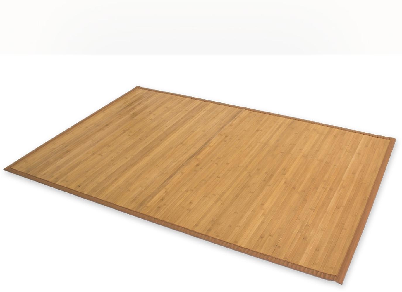 Bambusmatte Bambusteppich, Bambus braun, 80x200 Bild 1