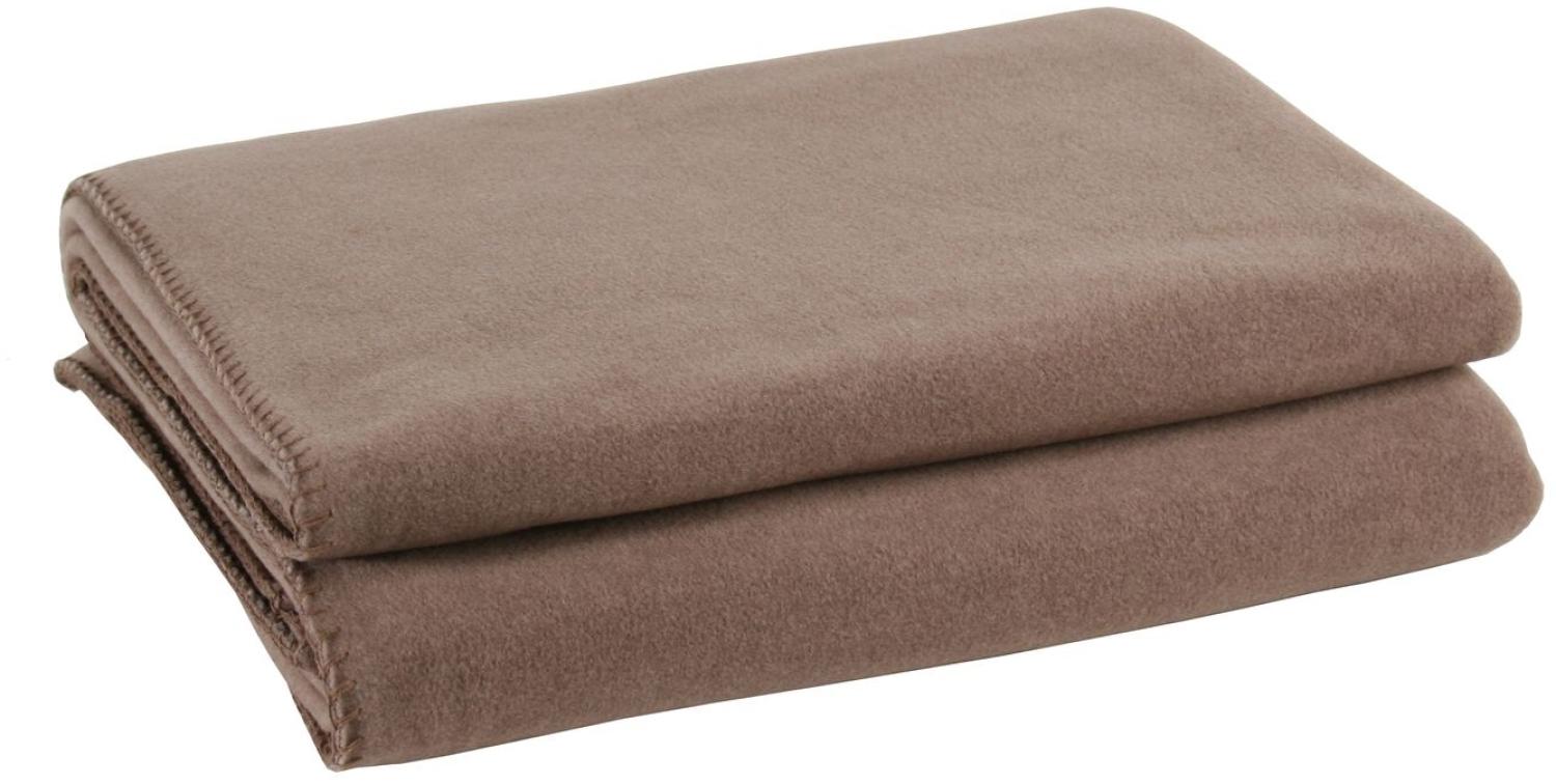 Zoeppritz Soft-Fleece smoke 160x200 103291-840 Bild 1