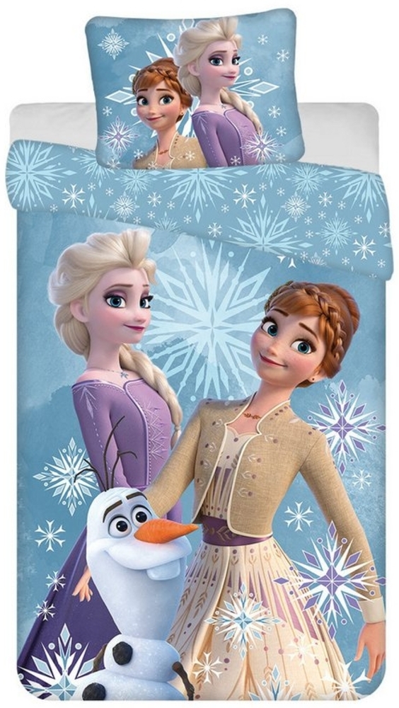 Tinisu Bettwäsche Frozen Elsa Anna Bettwäsche - weiche Baumwolle 140x200 cm Bild 1