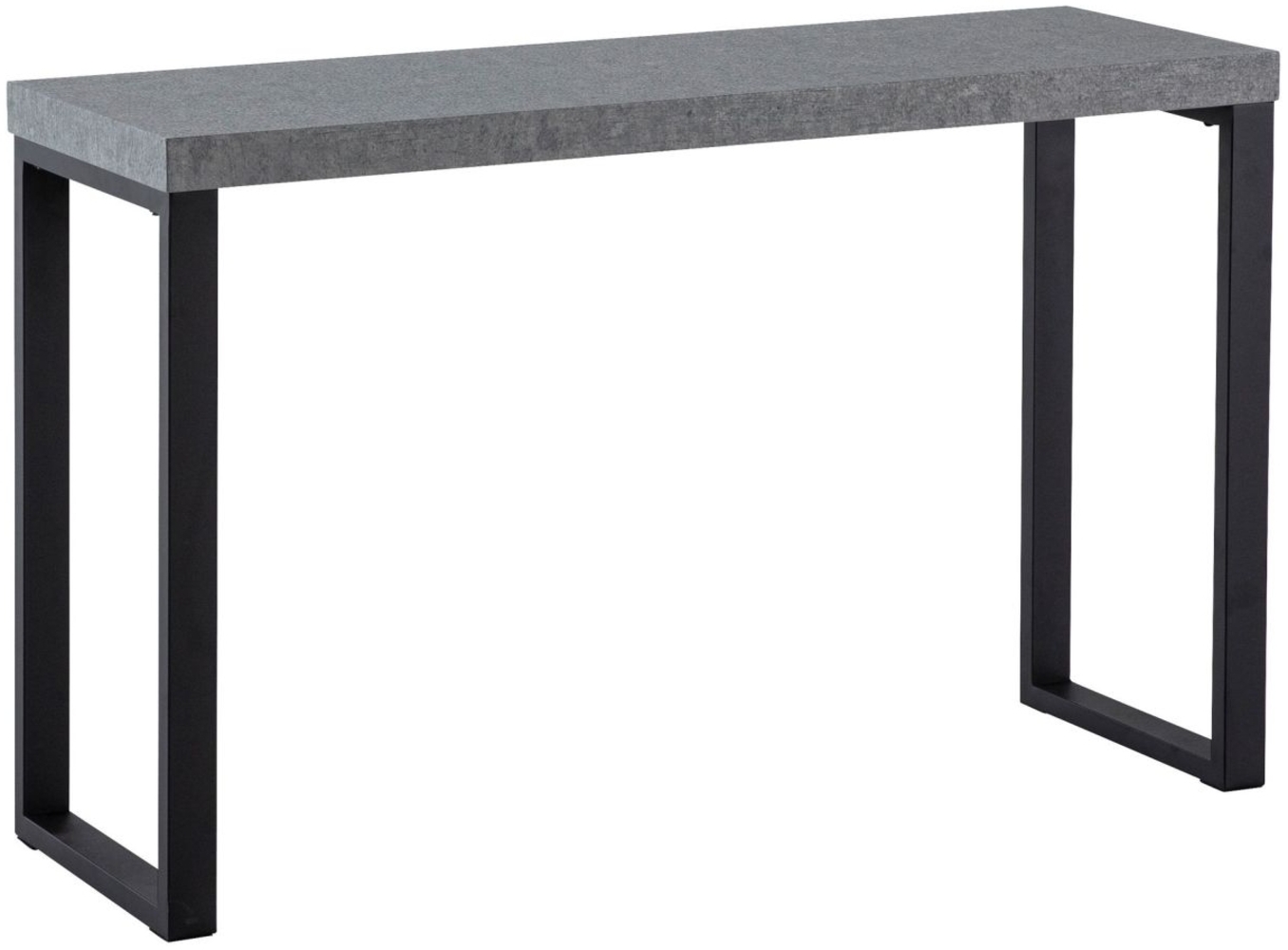 Konsolentisch Beton-Optik / Schwarz 120x40x76 cm Design Anrichte Flur, Ablage... Bild 1