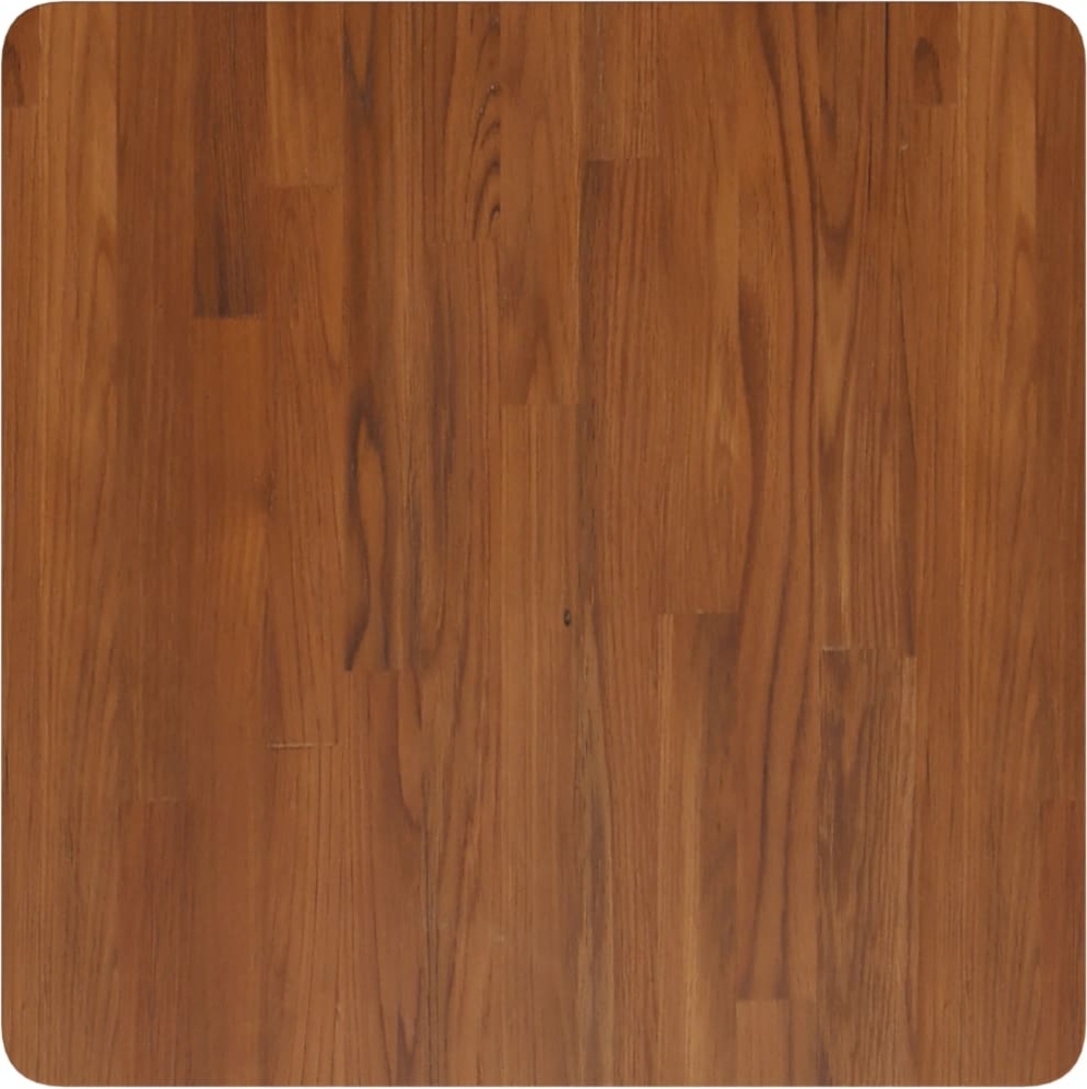 vidaXL Tischplatte Quadratisch Dunkelbraun 60x60x4cm Behandelte Eiche 343076 Bild 1