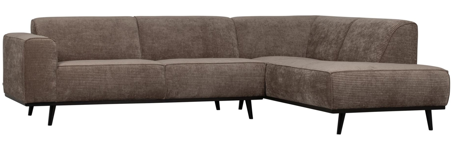 Ecksofa Statement aus gewebten Jacquard Rechts, Taupe Bild 1