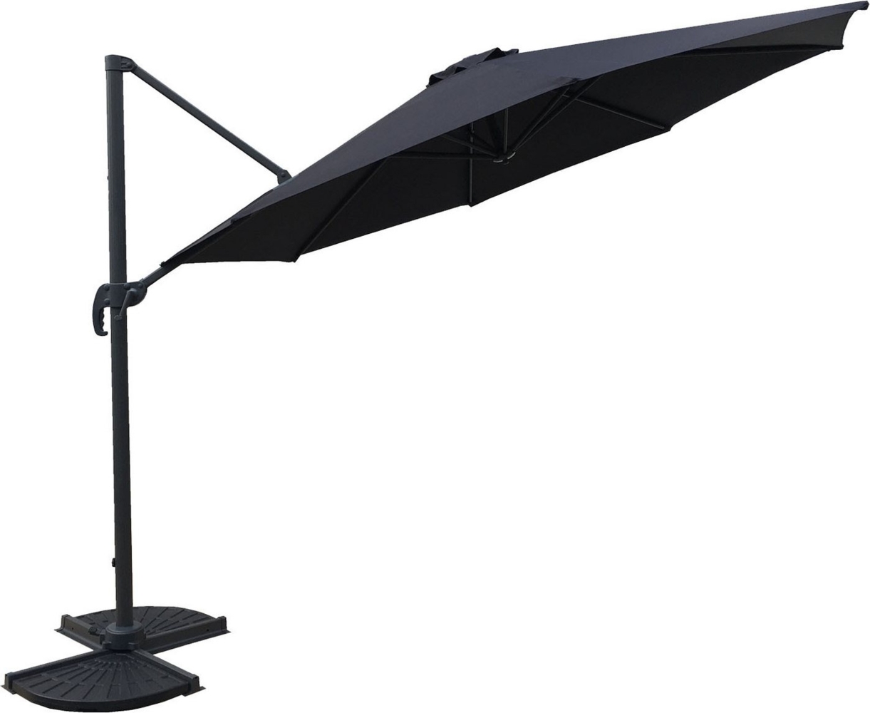 Garden Pleasure Ampelschirm, Deluxe-Ø 300 cm, anthrazit Bild 1