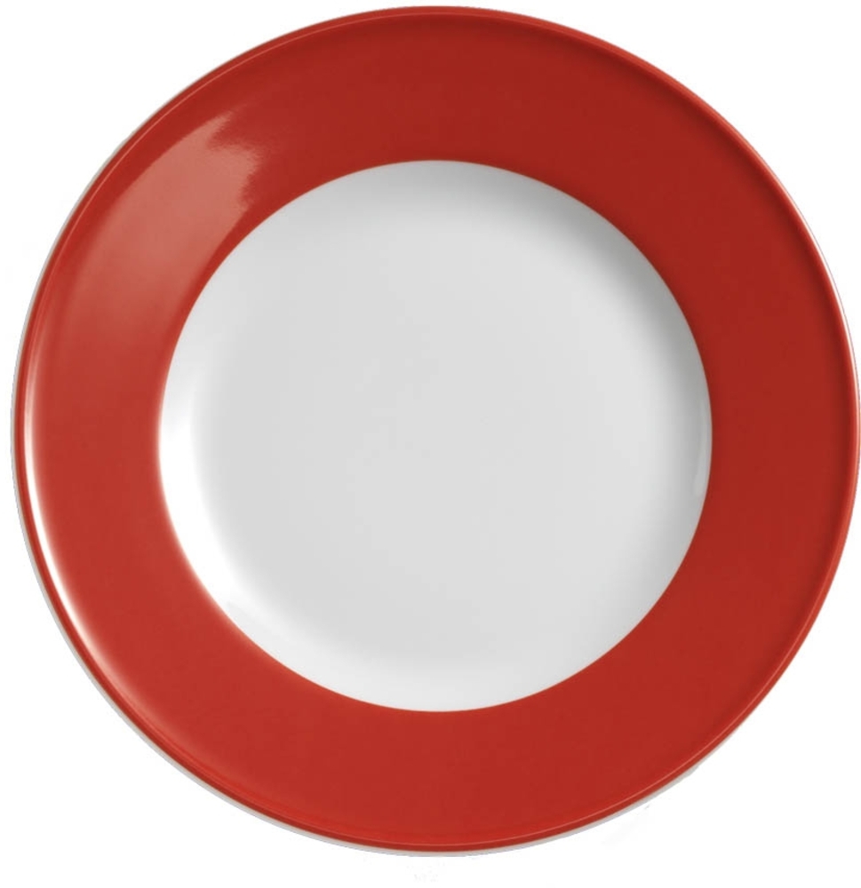 Dibbern Solid Color Koralle Teller flach 21 cm Fahne Bild 1