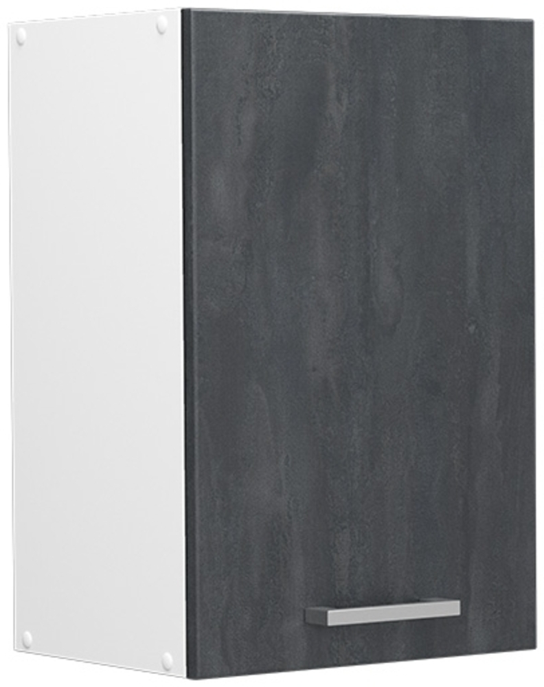 Vicco Hängeschrank R-Line Schwarz Beton Weiß 40 cm Bild 1