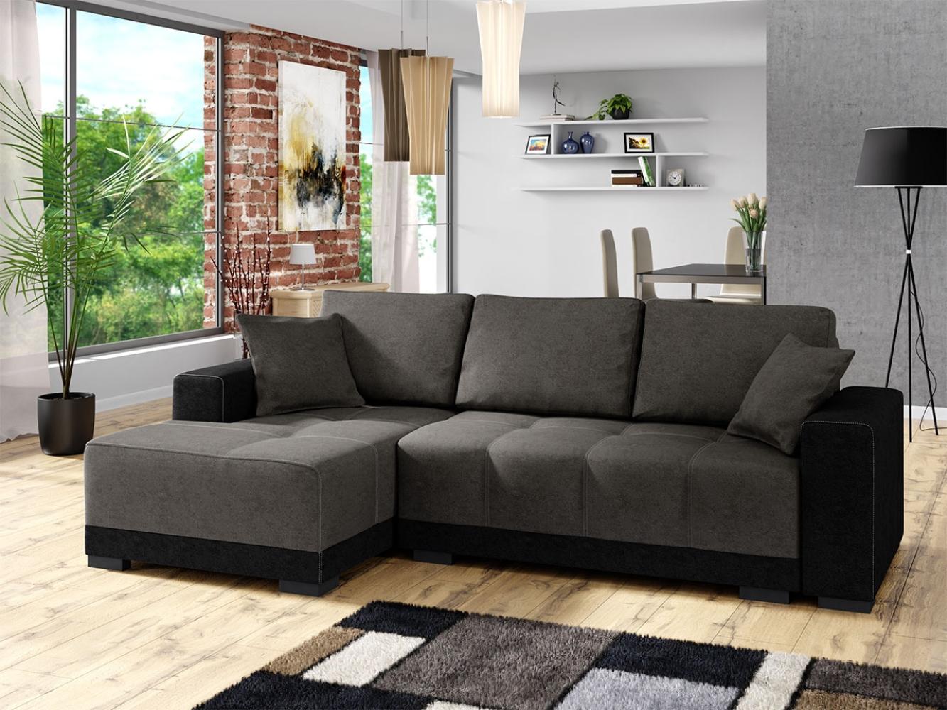 Ecksofa Dallas, Seite: Links, Farbe: Alova 04 + Alova 36 Bild 1