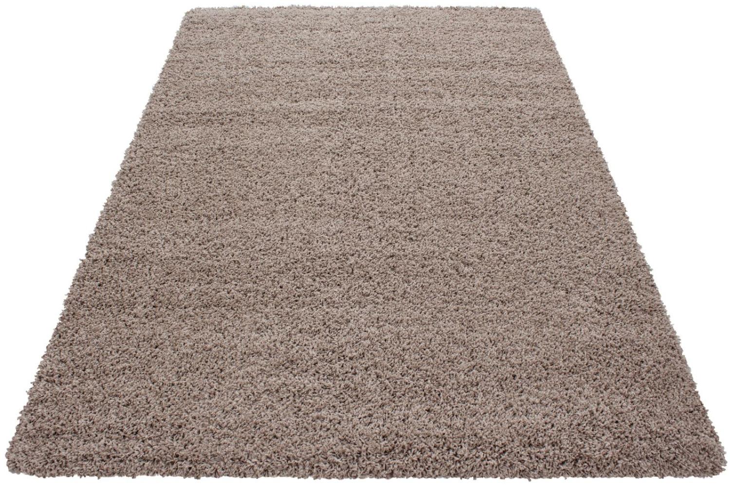 Teppich DREAM Shaggy BEIGE 120 X 170cm Rechteck Bild 1