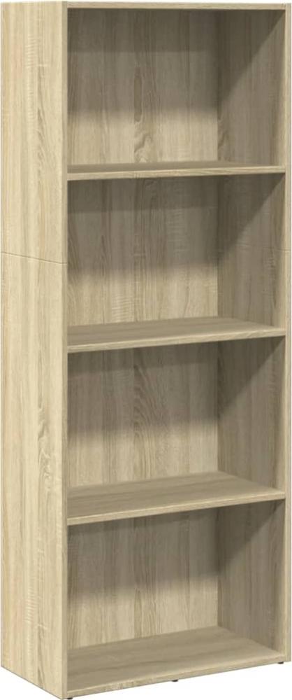 vidaXL Bücherregal Sonoma-Eiche 60x30x152 cm Holzwerkstoff 857910 Bild 1