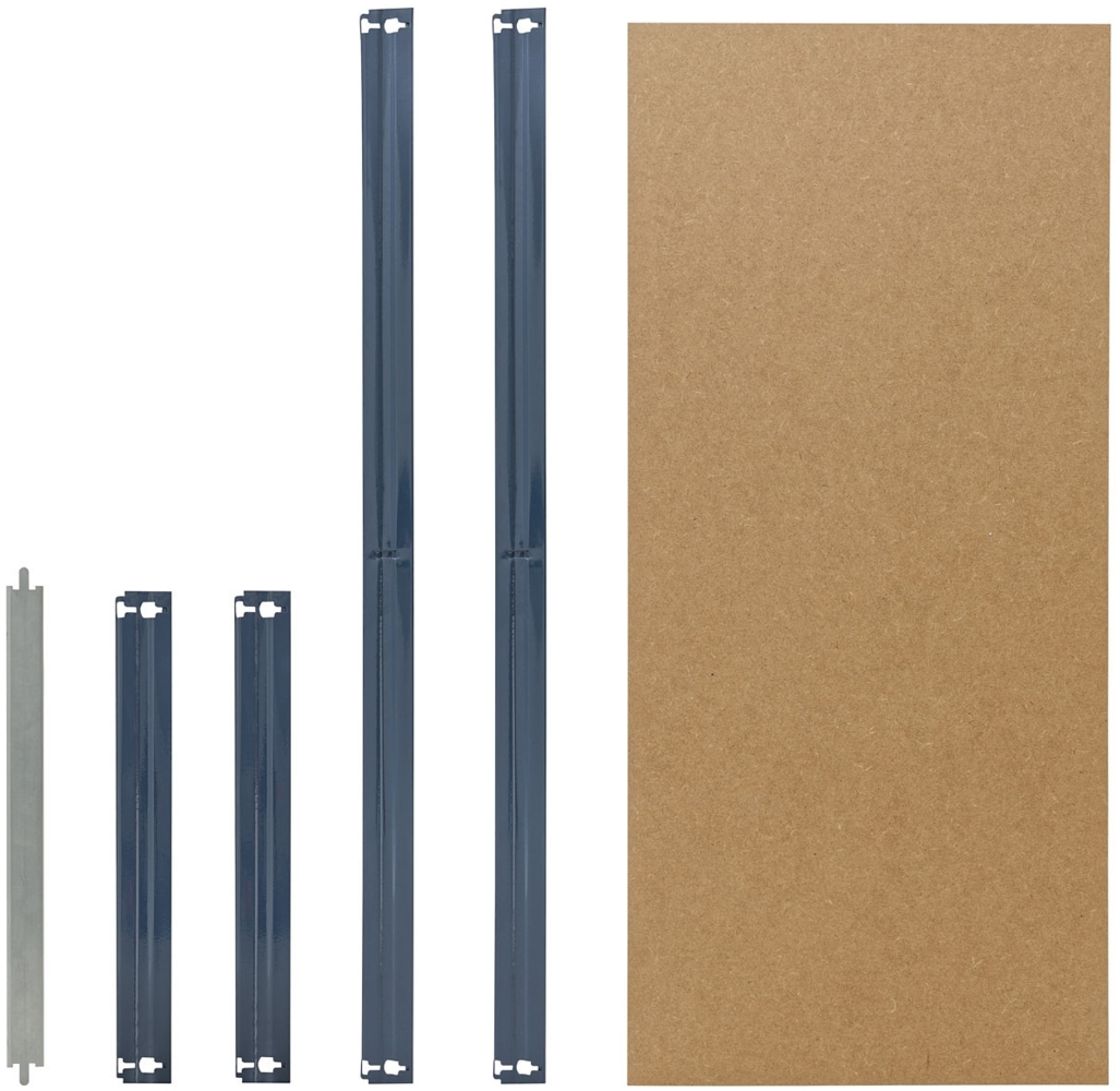 shelfplaza HOME 80x30 cm Fachboden-Set in blau für HOME Schwerlastregale mit 175 kg Traglast pro Boden Bild 1