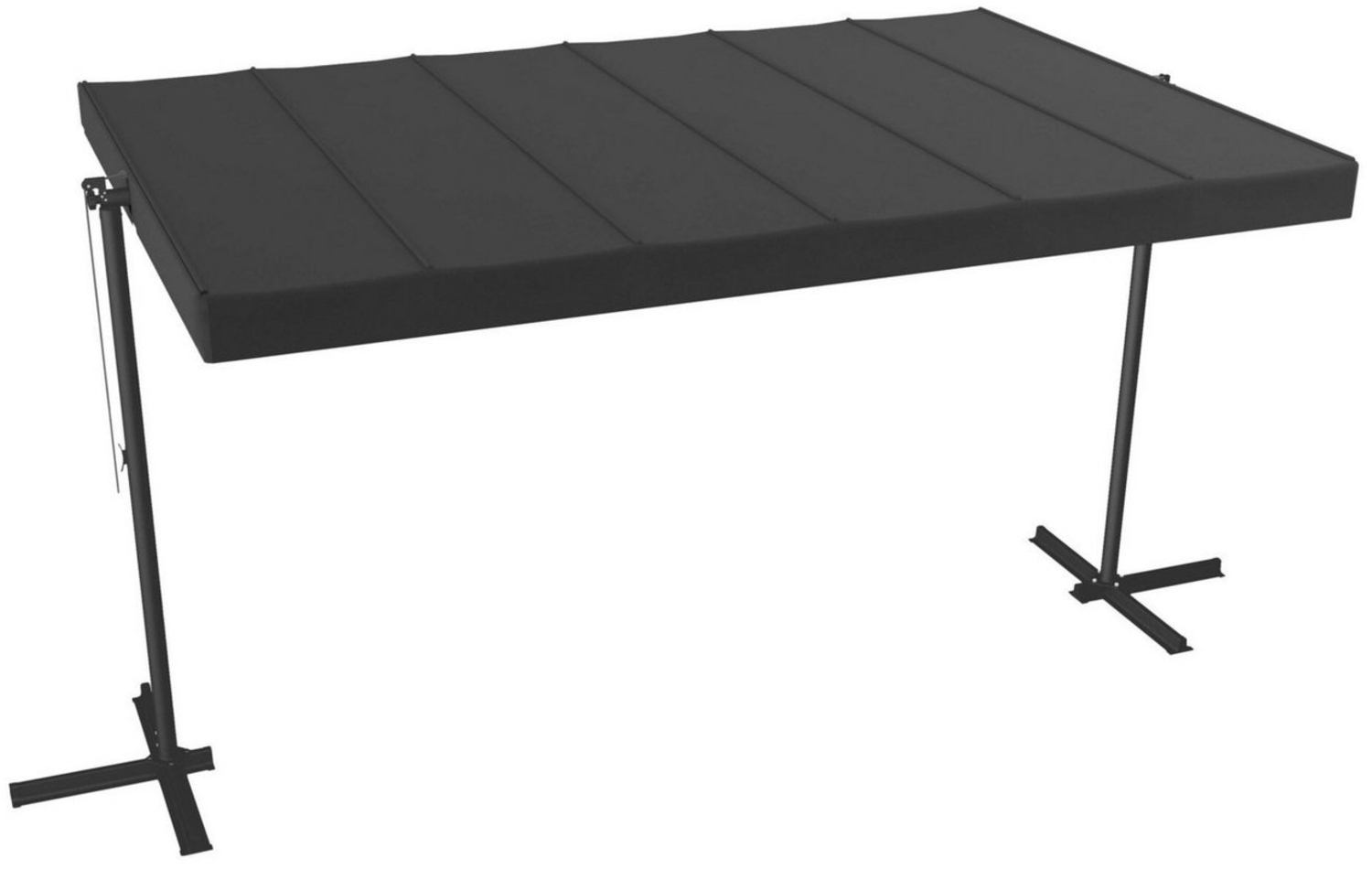 Markise freistehend 375x250cm anthrazit 303370112-HE Bild 1