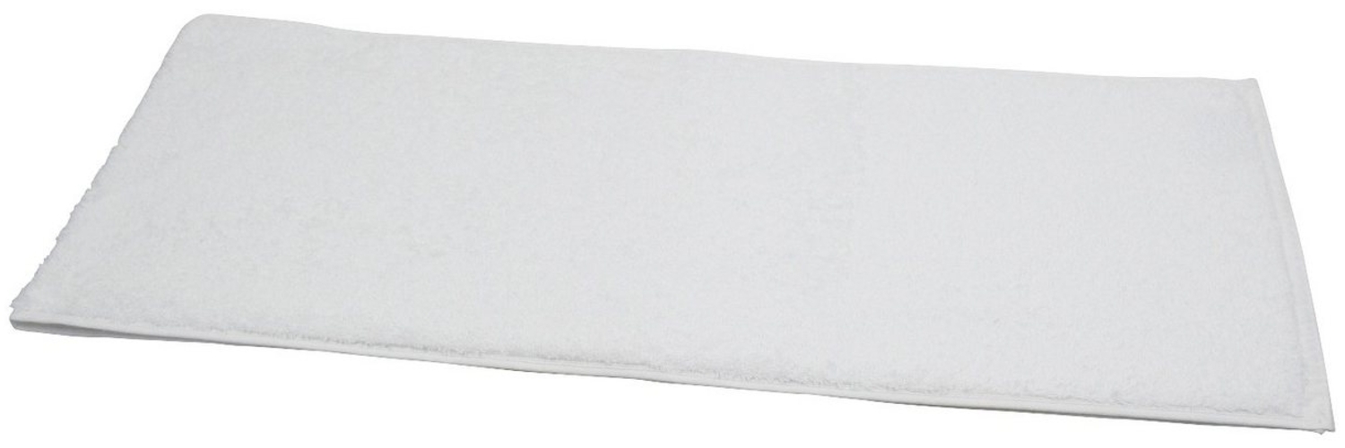 Sporthandtuch Fitness Handtuch Baumwolle 30x145 cm weiß Bild 1