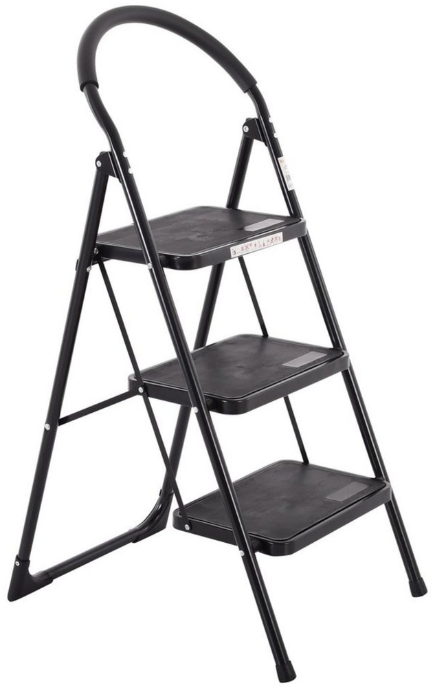 Raburg Trittleiter Praktische Universal-Leiter für Alltag, Stahl, klappbar, Tom, Lock-Klappsperre, rutschhemmende Oberfläche, Solid-Grip-Füße Bild 1