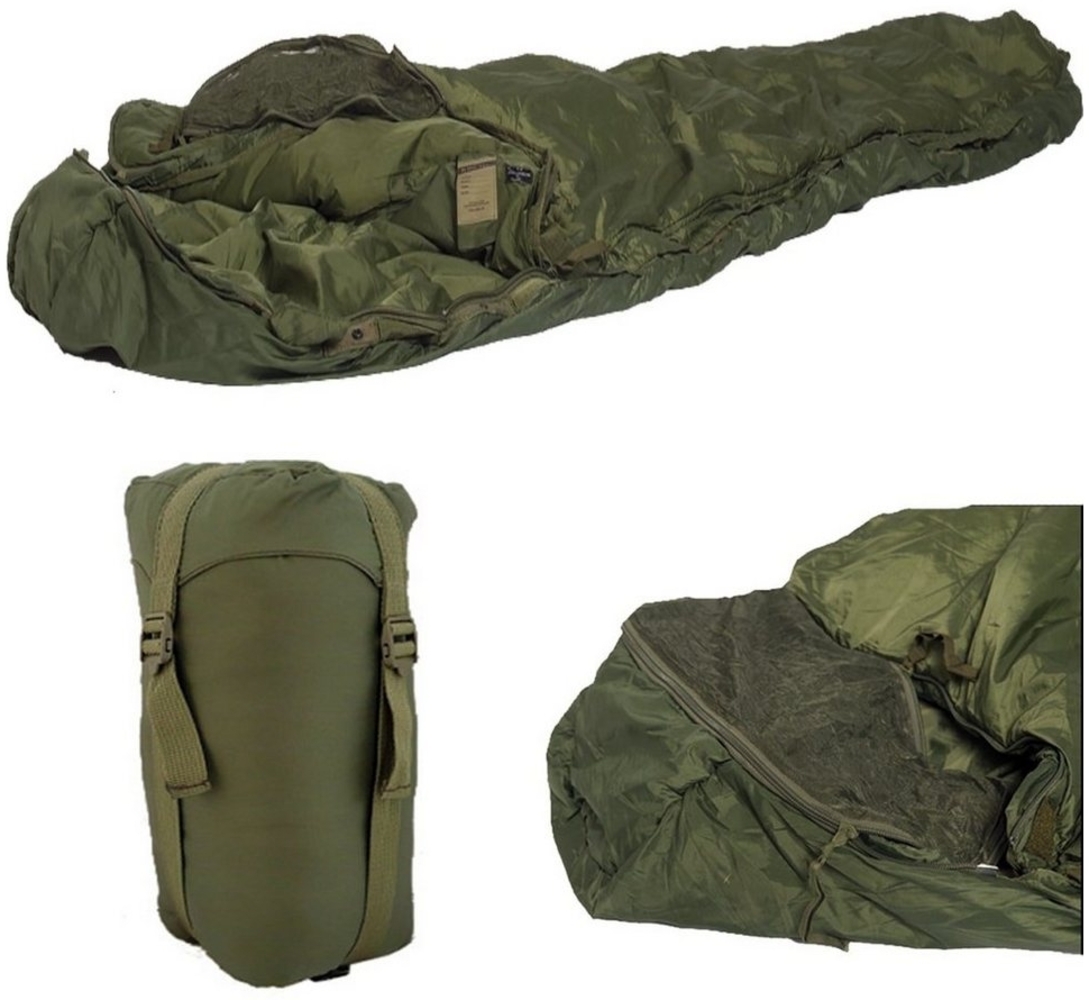 Mil-Tec Schlafsack Militär Schlafsack Tactical mit Packsack, Kälteisolierend Bild 1