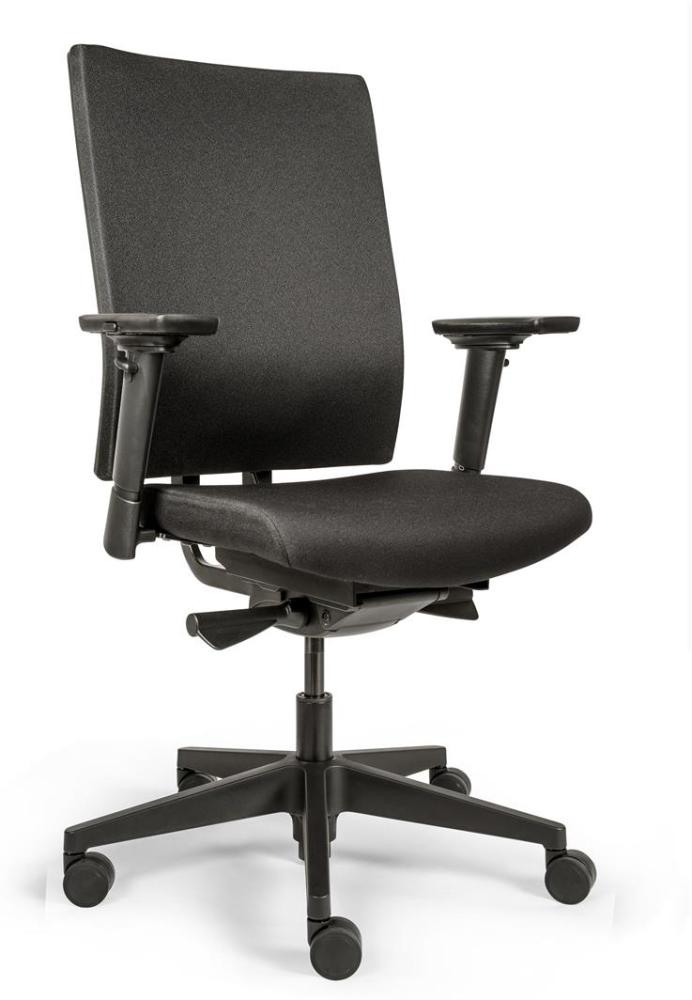 Büro-Drehstuhl Bürostuhl Drehstuhl 1045 - 1175 x 470 x 420 mm Schwarz 210420 Bild 1