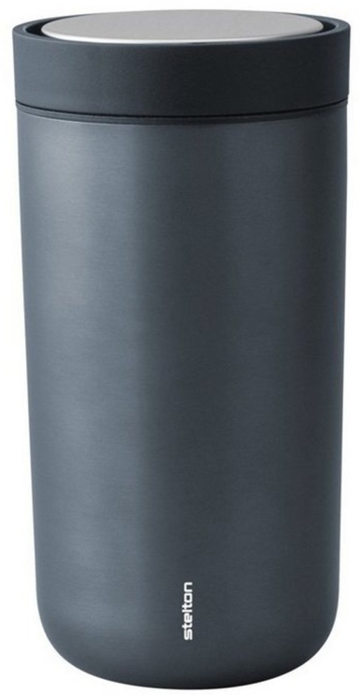 Stelton To Go Click Becher 0,2 l Dark Blue/Metallic Trinkbecher Bild 1