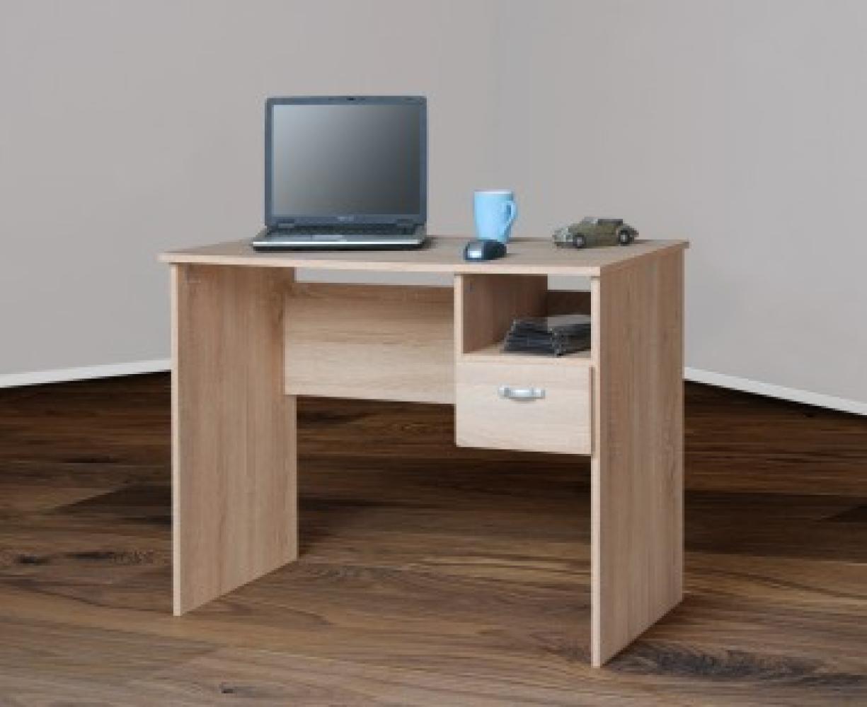 SchülerschreibtischComputertischPC-Tisch sonoma eiche - sonoma Eiche Bild 1