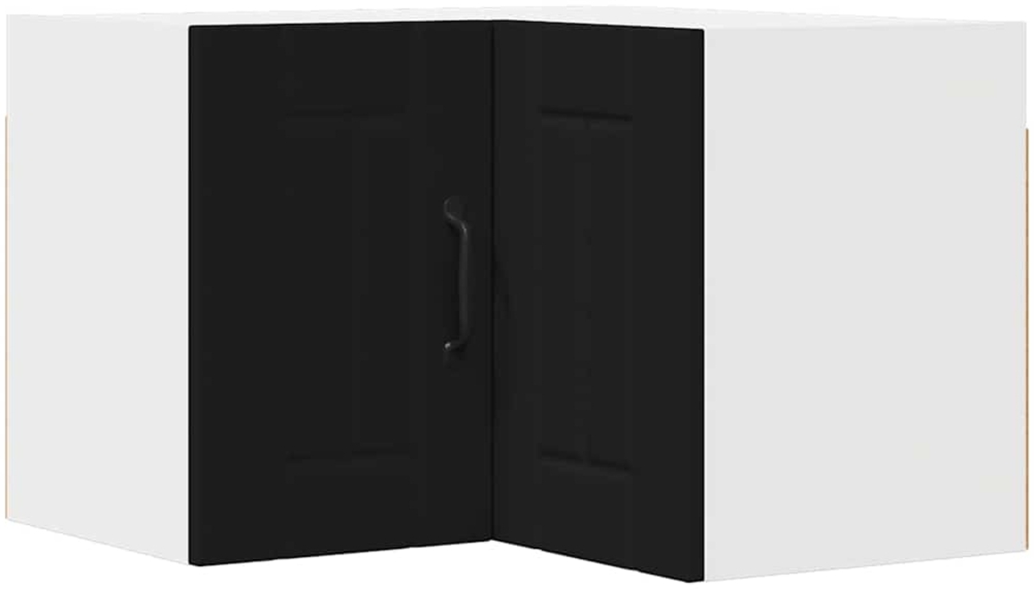 vidaXL Küchenschrank mit Regal Schwarz 57 x 57 x 40 cm Holzwerkstoff 884956 Bild 1