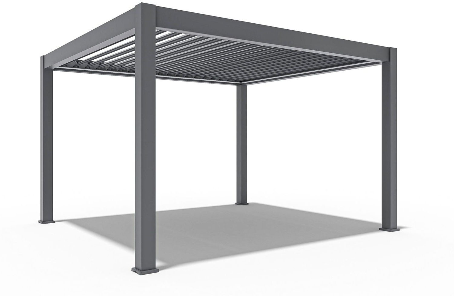 Weide Prestige Pergola | Aluminium Lamellendach | 3,6 x 4 M | Inkl. LED Bild 1