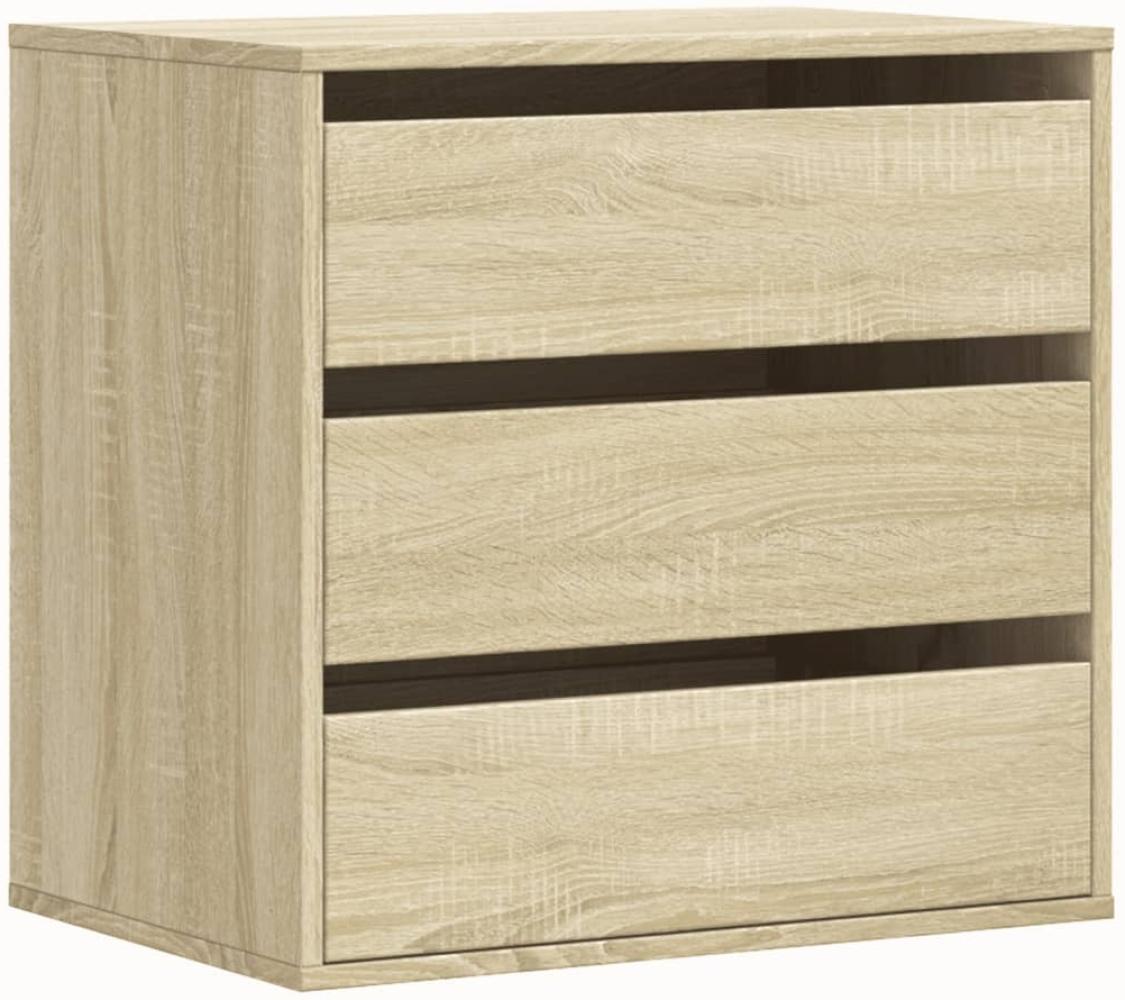 vidaXL Kommode Sonoma-Eiche 60x41x58 cm Holzwerkstoff 852845 Bild 1