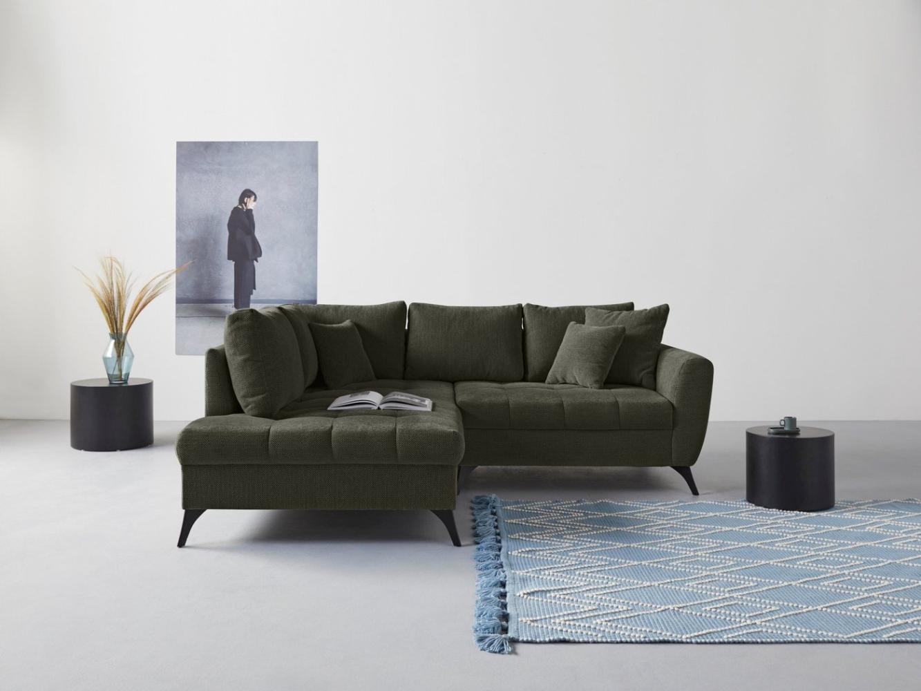 INOSIGN Ecksofa Lörby L-Form, Belastbarkeit bis 140kg pro Sitzplatz, auch mit Aqua clean-Bezug Bild 1