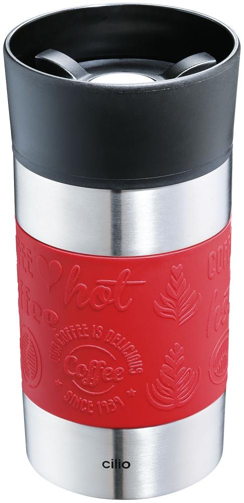 Cilio Viaggio Isolier-Trinkbecher 300 ml rot Bild 1