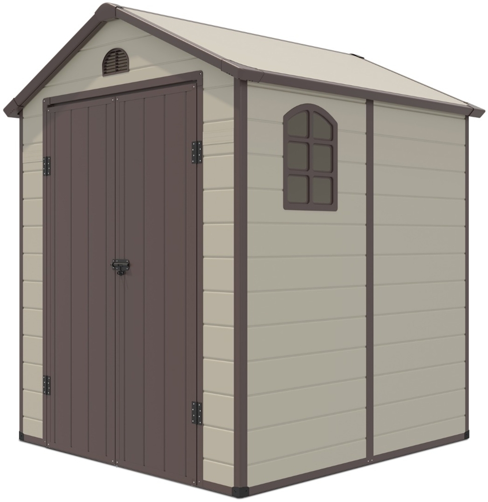 Geräteschuppen für den Außenbereich Gartengeräteschrank mit Lüftungsschächten Gerätehaus Bild 1