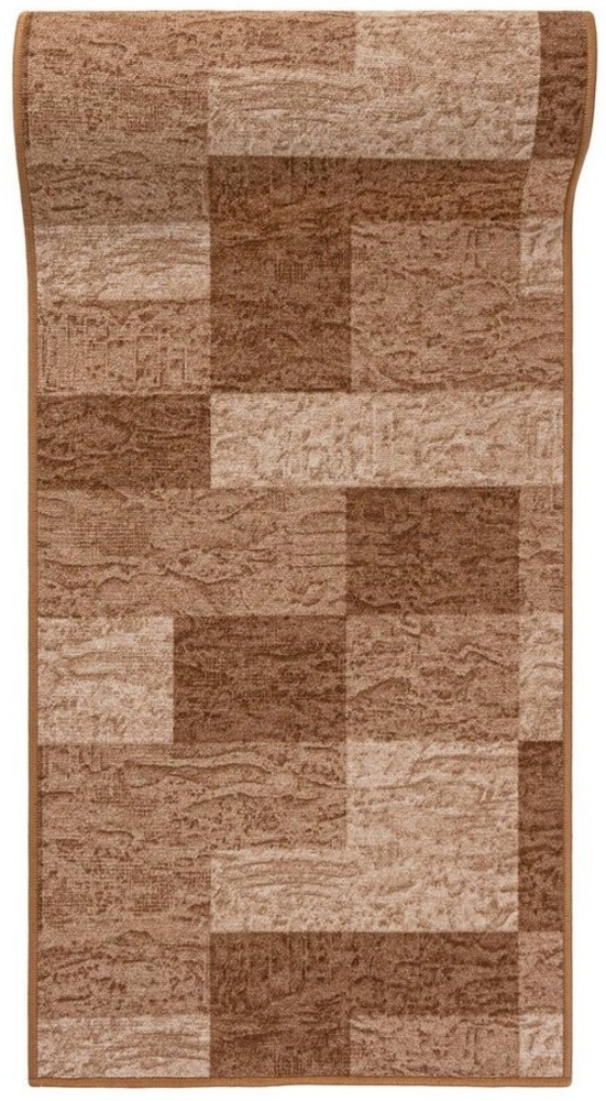 Mazovia Läufer Läufer Teppichläufer Brücke - Vorzimmer Küche - Beige, 67 x 100 cm, Kurzflor, Rutschfest, Meterware, Verschiedene Größen Bild 1