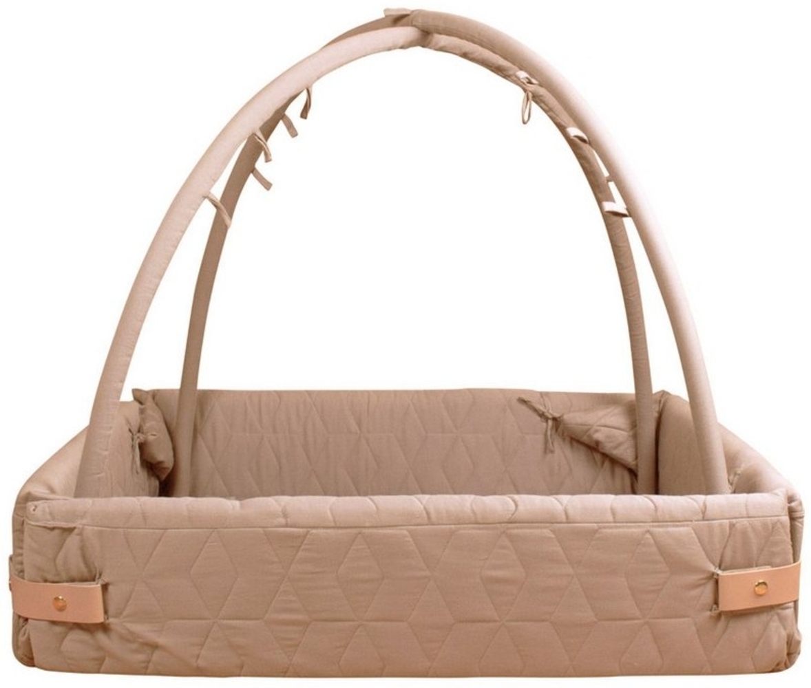 FILIBABBA Babybett Beige Baby Gym Aktivitätsnest, Hochwertige Spielmatte-bogen Filibabba Bild 1