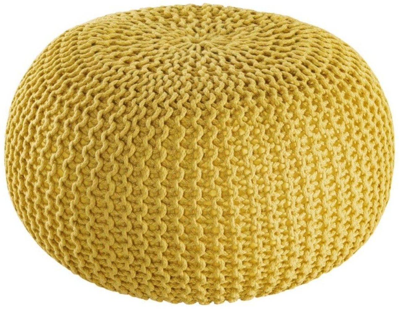 Pouf PREMIUM ø45cm Sitzhocker Strickpouf Innen Terrasse Pool Garten nachhalti... Bild 1