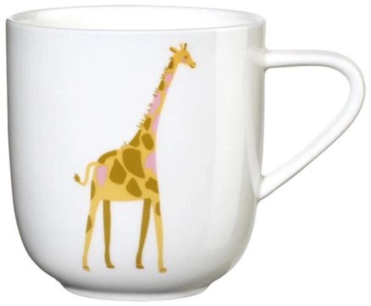 ASA Selection kids Henkelbecher Giraffe Gisele, Henkel Becher, Tasse, Teetasse, Fine Bone China, Weiß Glänzend, 250 ml, 38072314 Bild 1