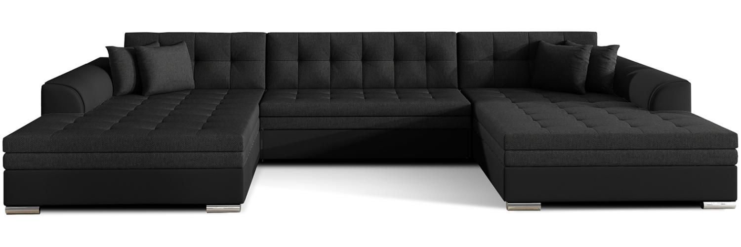 Vento, Ecksofa, Eckcouch, Schwarz Bild 1