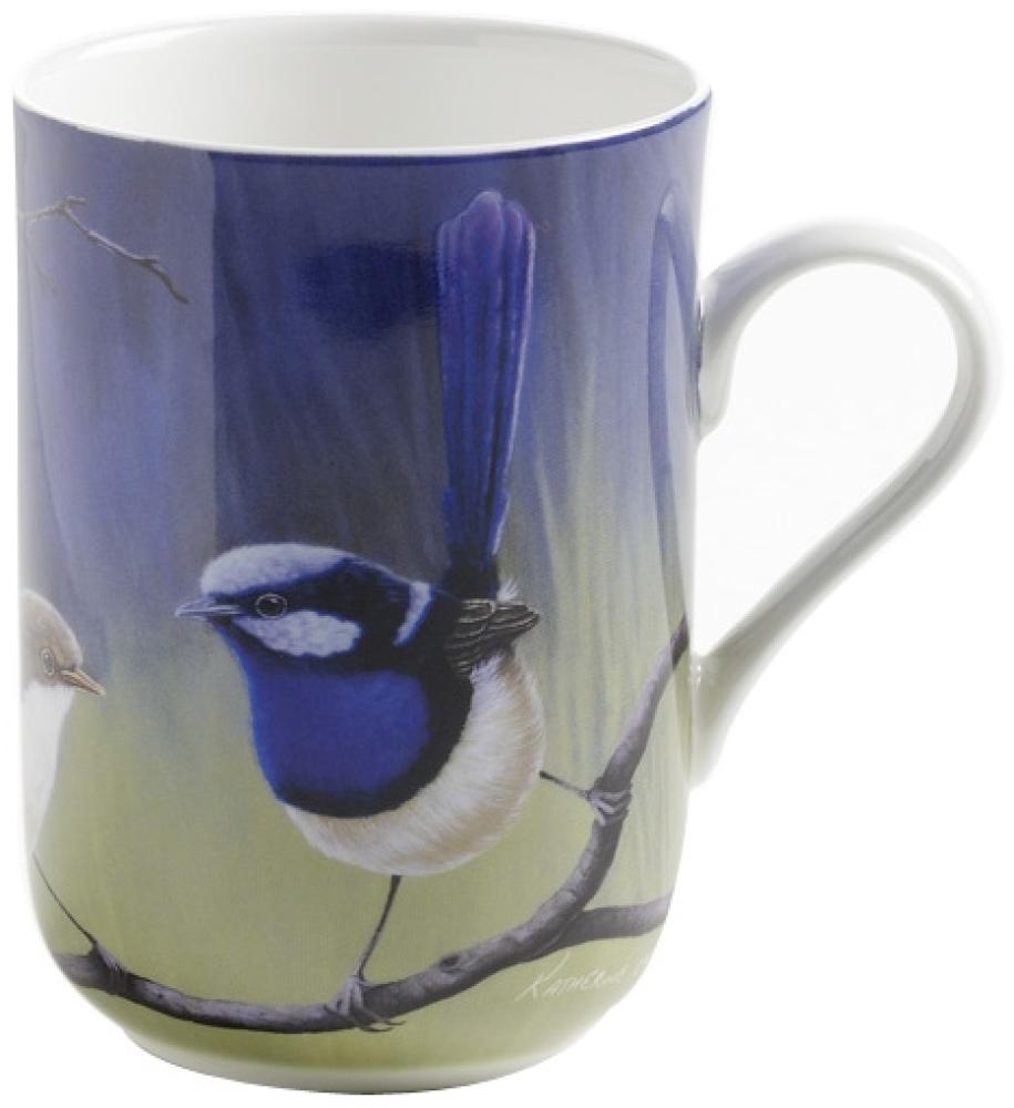 Becher 330 ml PRACHTSTAFFELSCHWANZ dkl Birds of Australia / Maxwell & Williams / Bone China / Katherine Castle / Kaffeebecher / Pott Bild 1