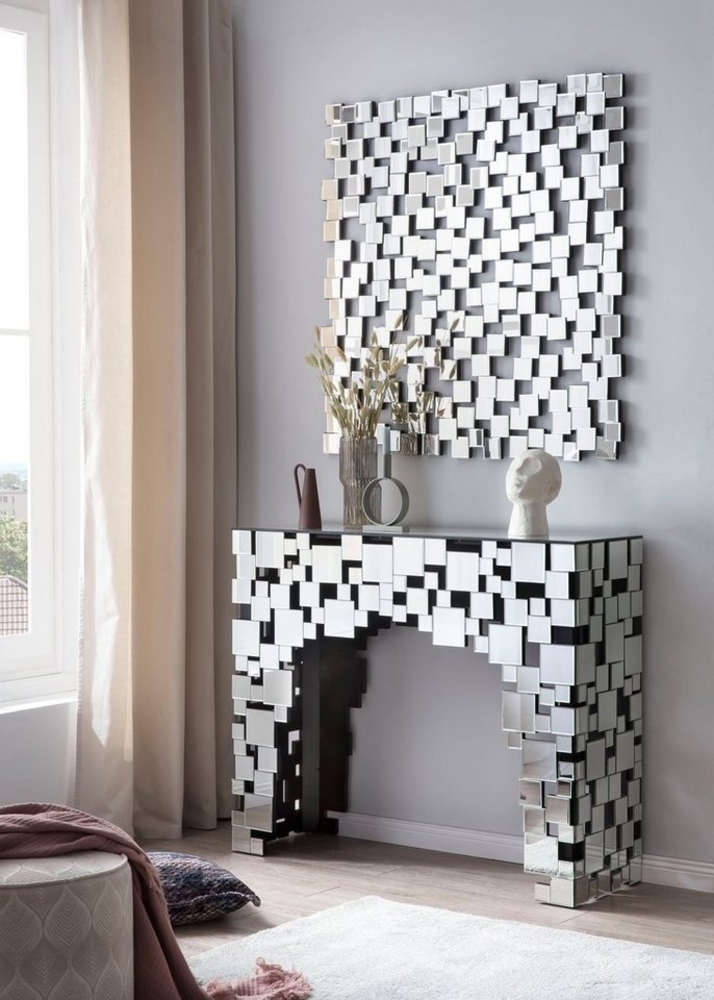 Konsolentisch MDF mit Spiegelglas Bild 1