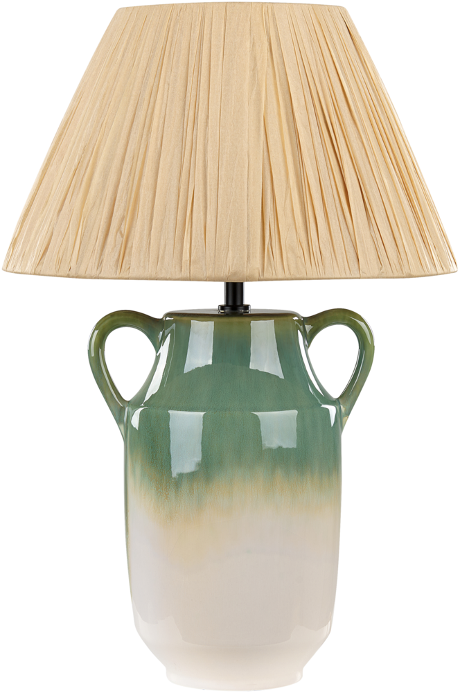 Tischleuchte LIMONES Keramik Natürlich Bild 1