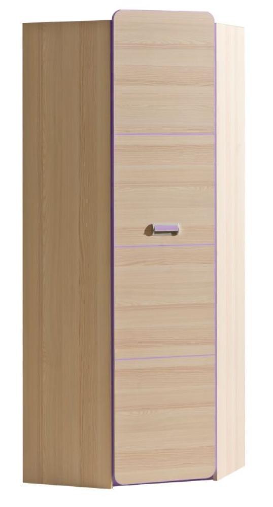 Steiner Kleiderschrank 'Dennis 14' esche/lila Bild 1