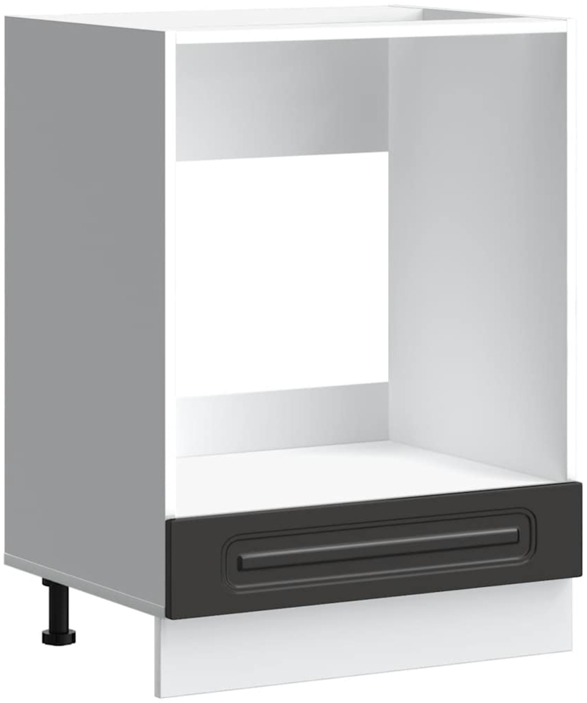 vidaXL Herdumbauschrank Kalmar Schwarz Holzwerkstoff 853518 Bild 1