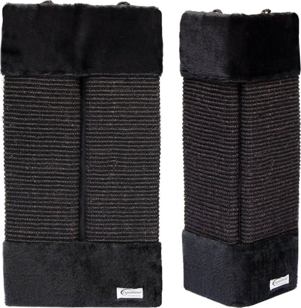 Sisal Kantenschutz M ca. 55 x 27 cm Schwarz für Innen- und Außenecken Bild 1