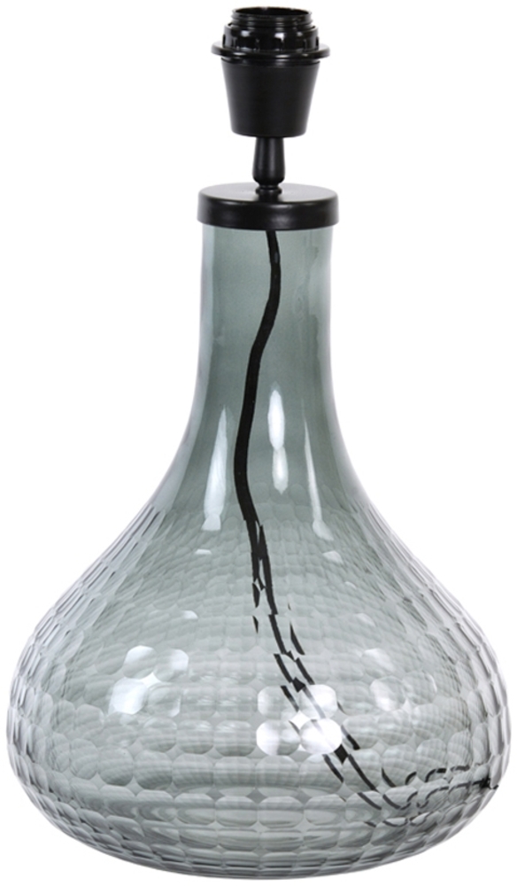 Lampenfuß MAEKO von Light & Living Tischleuchte Ø25x42 cm Rauchglas Grau Bild 1