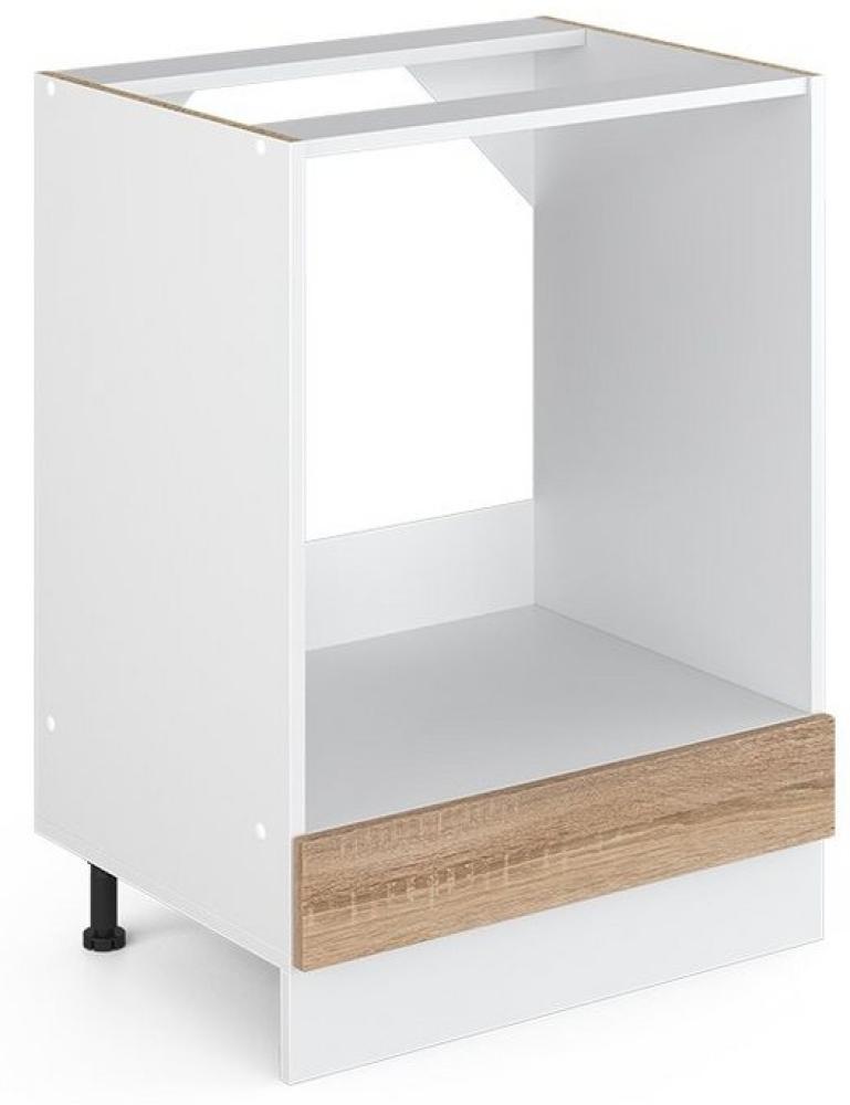 Vicco Küchenschrank R-Line Hängeschrank Unterschrank Küchenzeile Küchenunterschrank Arbeitsplatte, Möbel verfügbar in anthrazit und weiß (Sonoma ohne Arbeitsplatte, Herdumbauschrank 60 cm) Bild 1