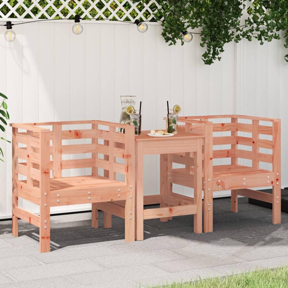 vidaXL Gartenstühle 2 Stk. 61,5x53x71 cm Massivholz Douglasie 825133 Bild 1